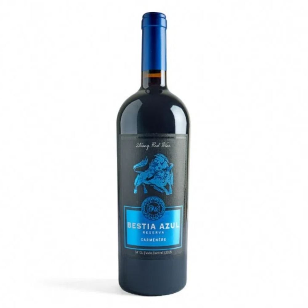 Vino Bestia Azul Reserva Carmenere