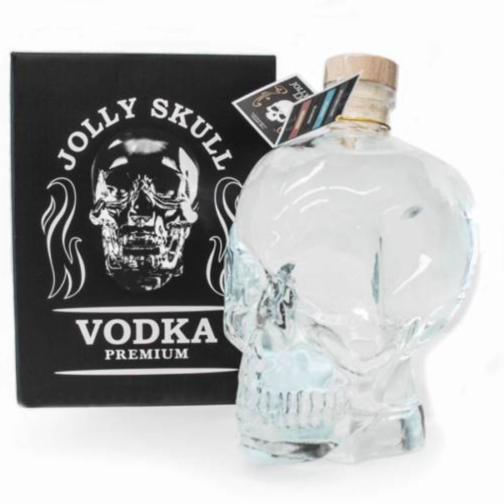 Vodka Calavera  Jolly Skull 1 litro 40 Transparente