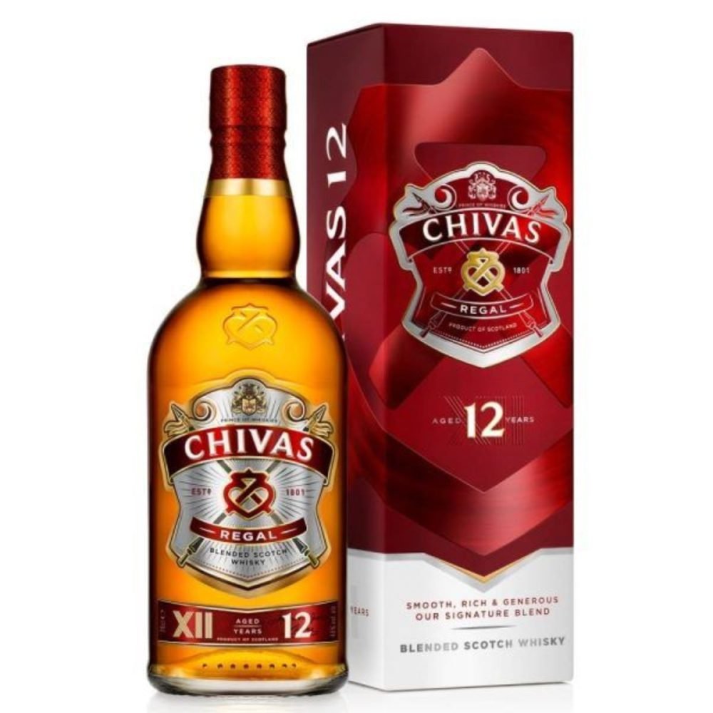 Whisky Chivas Regal 12 años 750cc