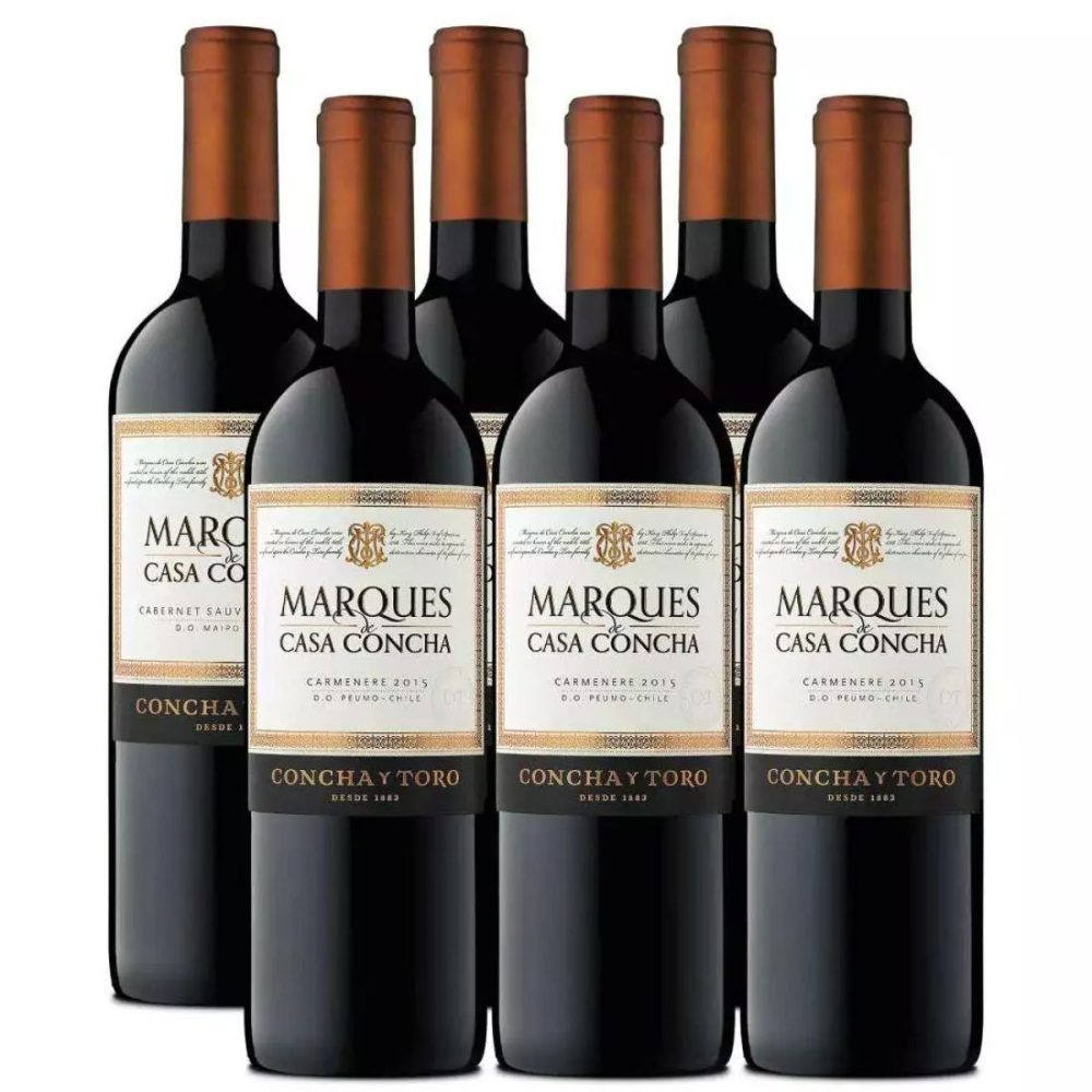 6 MARQUES CASA CONCHA CARMENERE