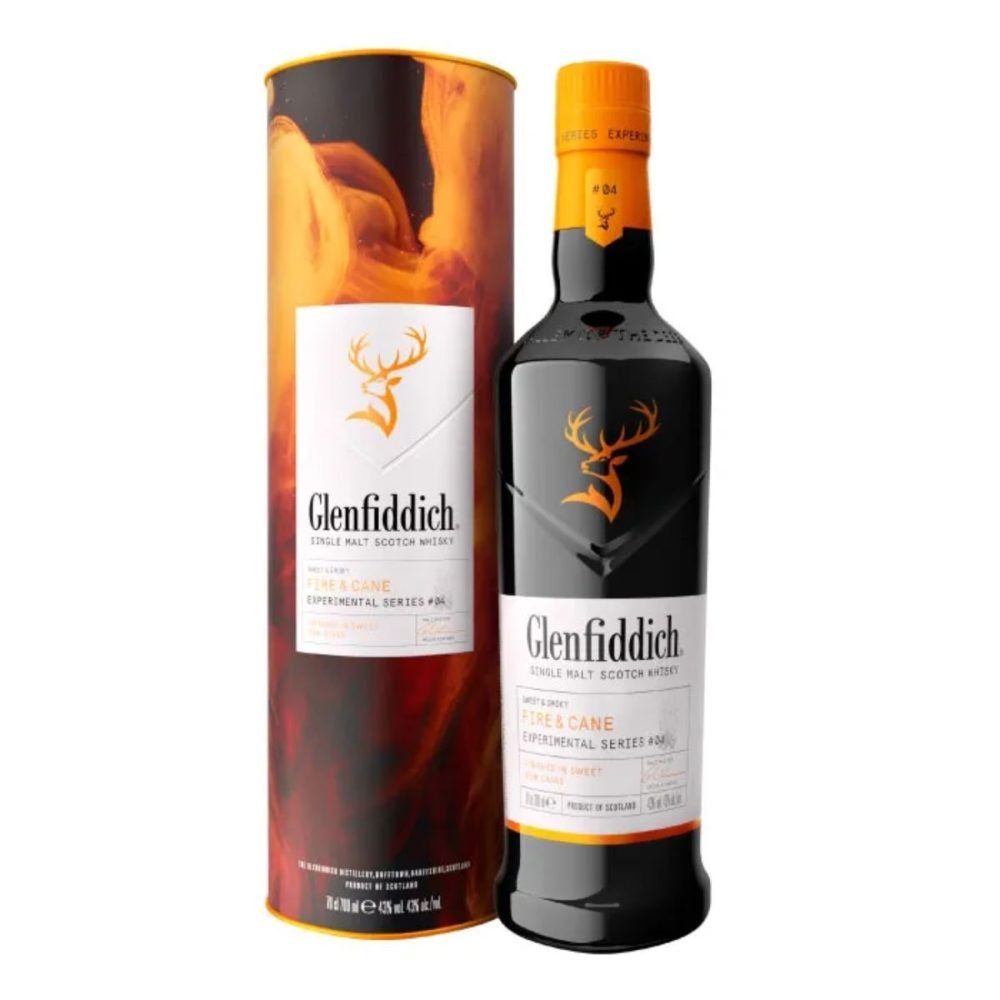 WHISKY ESCOCÉS GLENFIDDICH FIRE & CANE 700CC